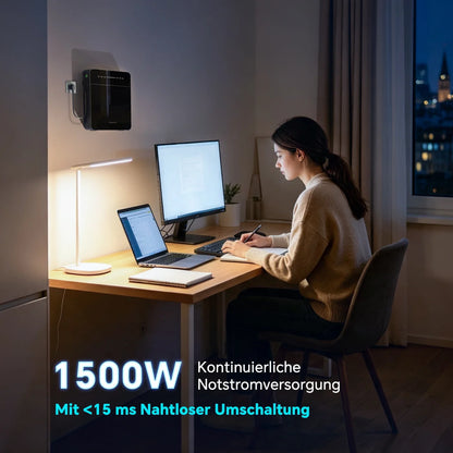 Marstek Venus E Mini – Plug & Play Speicher, 2 kWh, 105 mm dünn, 1,5 kW, 10 Jahre Garantie
