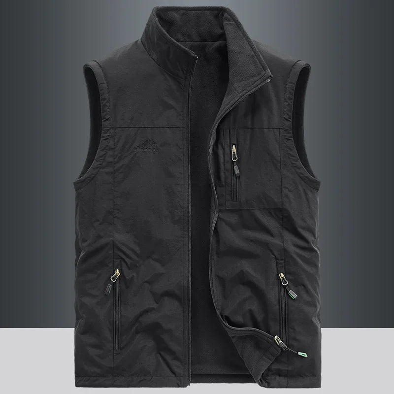 Velo Herren Weste | Verdicktes Fleece, Schnelltrocknend 3