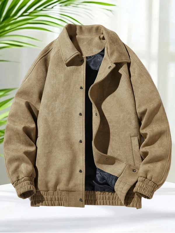 Wila Herren Wildlederjacke | Casual Streetwear, Plus Size M-8XL 0