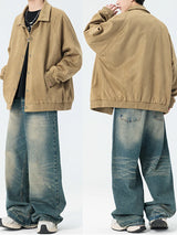 Wila Herren Wildlederjacke | Casual Streetwear, Plus Size M-8XL 5