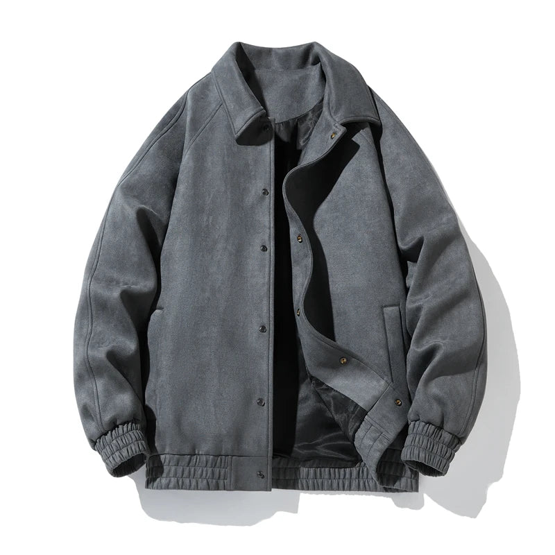 Wila Herren Wildlederjacke | Casual Streetwear, Plus Size M-8XL 6