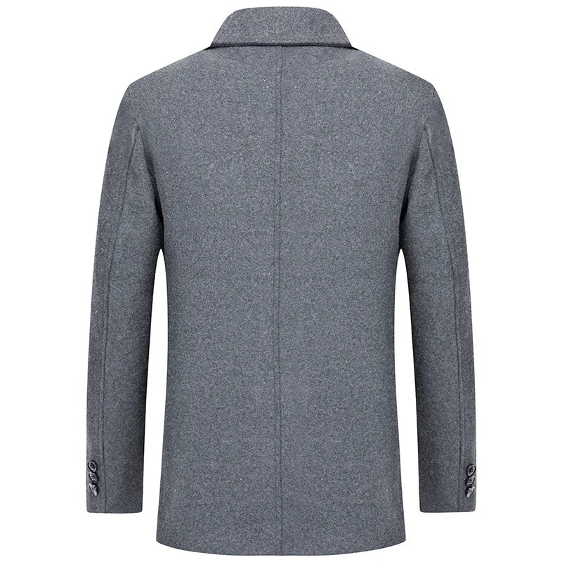 Wolfer Männer Wolljacke | 100% Wolle mit Fleece-Liner, Elegant 2