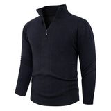 Half - Zip Rollkragenpullover – Modern & Warm – Strukturierter Strick - Asance