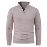 Half - Zip Rollkragenpullover – Modern & Warm – Strukturierter Strick - Asance