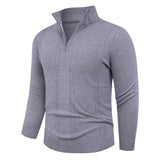 Half - Zip Rollkragenpullover – Modern & Warm – Strukturierter Strick - Asance