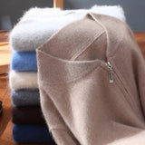 Herren Kashmir mix Strickjacke | Vielseitige Farben - Asance