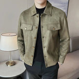 Klassische Jacke – Zeitloser Stil & Struktur – Hochwertiges Kunstleder - Asance