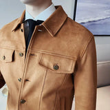 Klassische Jacke – Zeitloser Stil & Struktur – Hochwertiges Kunstleder - Asance