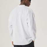 Max Herren Langarmshirt | Baumwolle, Übergröße, O - Neck - Asance