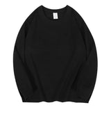 Max Herren Langarmshirt | Baumwolle, Übergröße, O - Neck - Asance