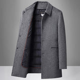 Premium Wollmantel – Wandelbar & Warm – Wollmix mit abnehmbarem Futter - Asance