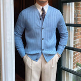 Pullover mit V - Ausschnitt – Elegant & Figurbetont – Hochwertige Baumwolle - Asance