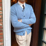 Pullover mit V - Ausschnitt – Elegant & Figurbetont – Hochwertige Baumwolle - Asance