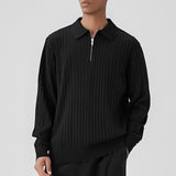 Rico Herrenpullover | Vintage Design, Reißverschlusskragen aus Baumwollmischung - Asance