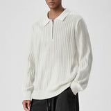 Rico Herrenpullover | Vintage Design, Reißverschlusskragen aus Baumwollmischung - Asance