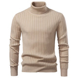 Rollkragenpullover – Modern & Bequem – Baumwollmischung mit Streifen - Asance