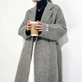 Trenchcoat – Zeitlos & Elegant – Hochwertiger Wollmix - Asance